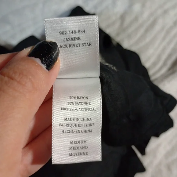 Rails jasmine smocked waist dress in black rivet star - Picture 5 of 8